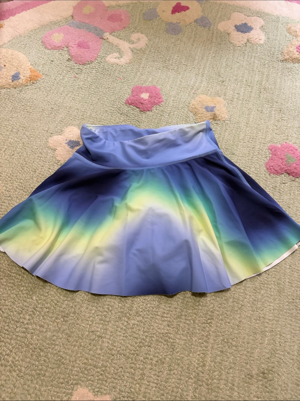 Old Navy Girls' Ombre Blue and Green Skort
